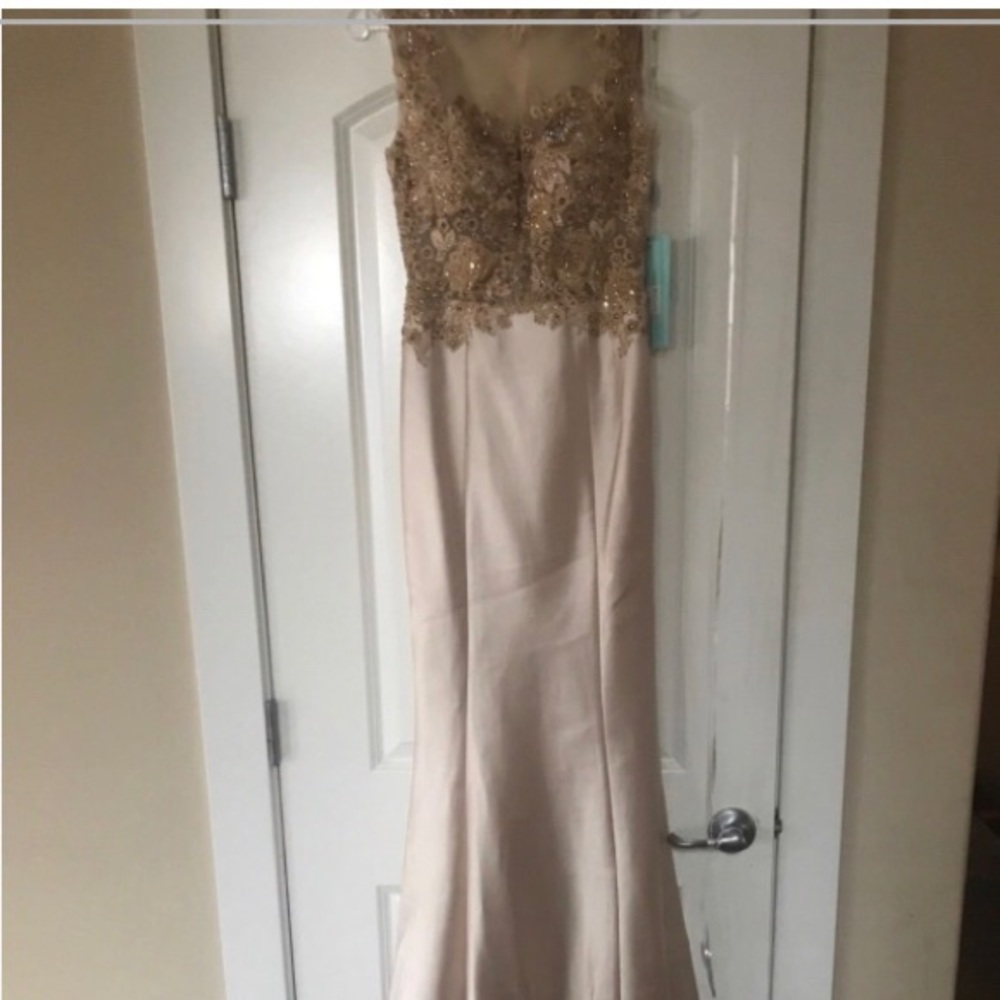 Beautiful champagne colored dress